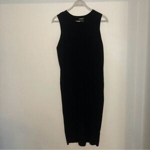 Express Sleeveless Black Sweater Dress Size XL